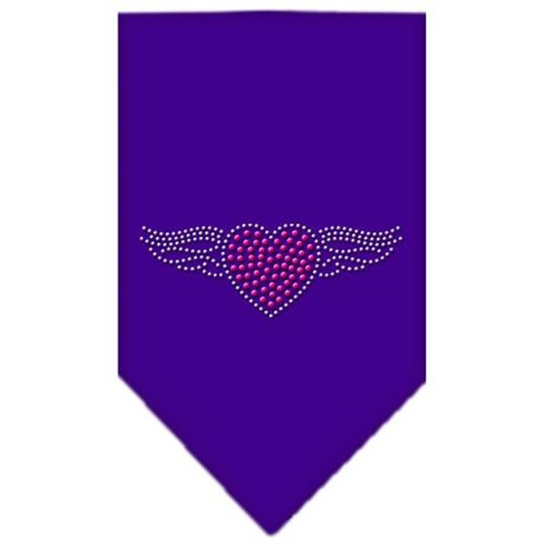 Unconditional Love Aviator Rhinestone Bandana Purple Small UN848184